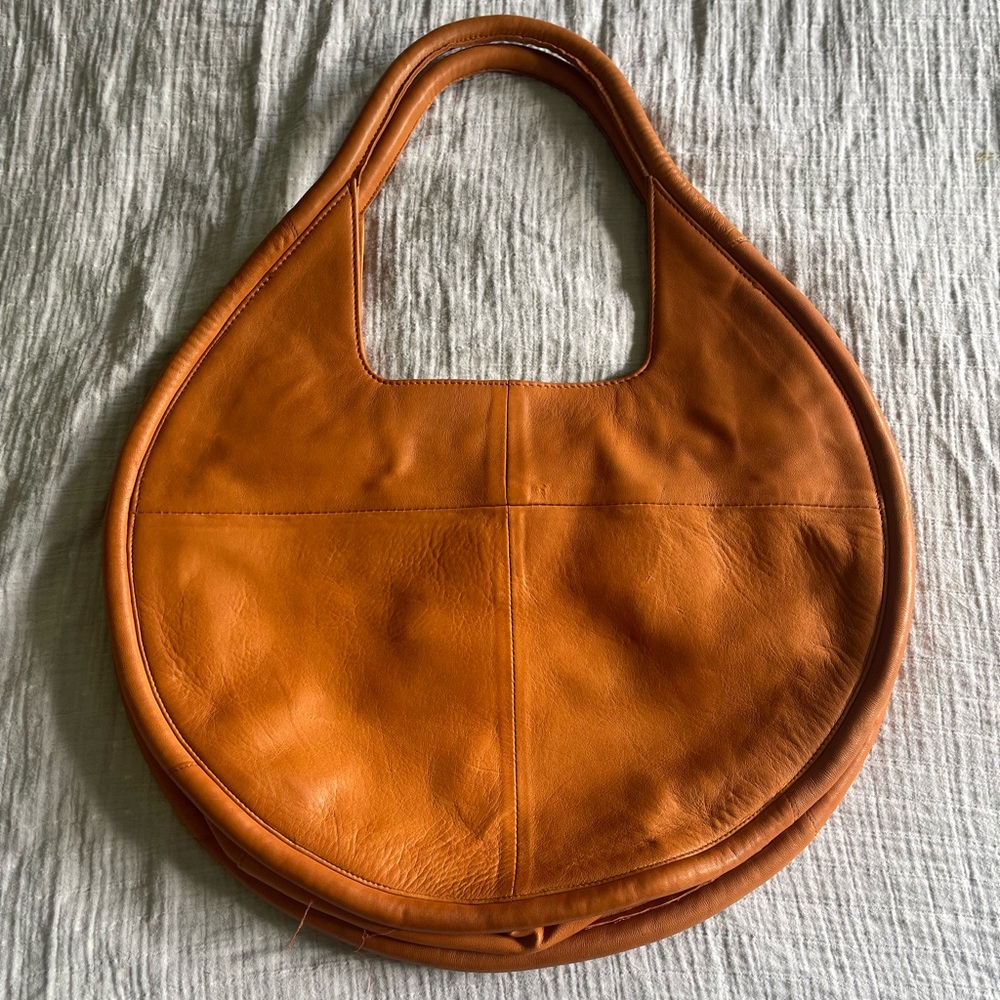Large Orange Handbag from Anthropologie
